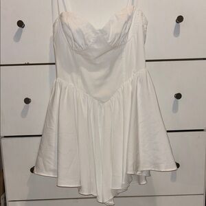Elegant White Mini Dress